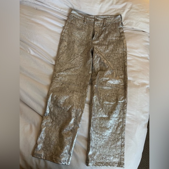 Silver Foil Pants | Simon Miller - Picture 6 of 10